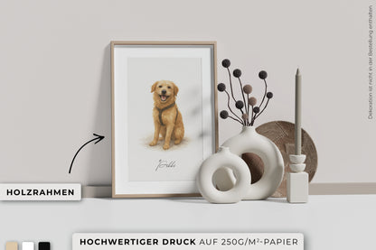 Dein Haustier als Porträt (Aquarell)