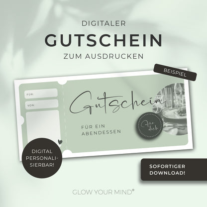 Gutscheinvorlage zum Ausdrucken
