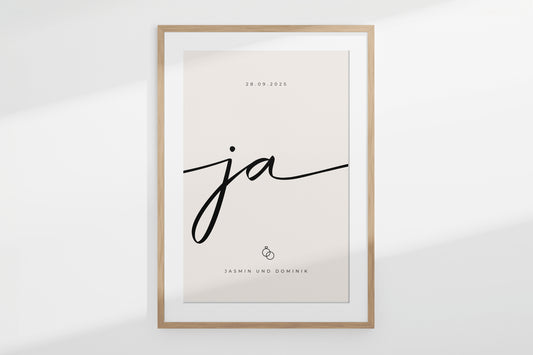 Personalisiertes Poster "OH YES"