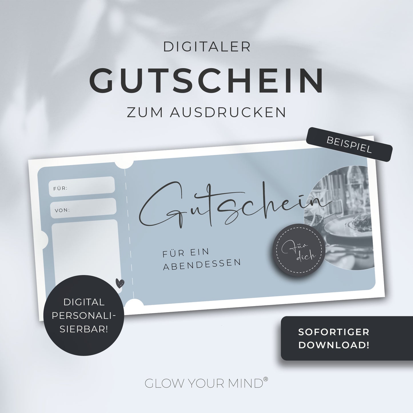 Gutscheinvorlage zum Ausdrucken
