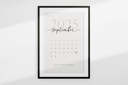 Personalisiertes Poster "CALENDAR"