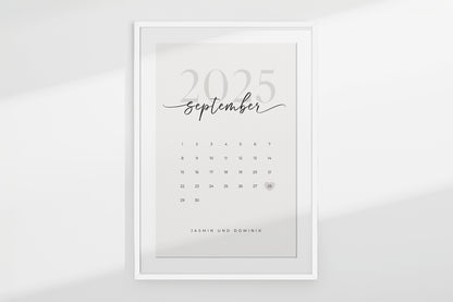 Personalisiertes Poster "CALENDAR"