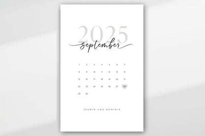 Personalisiertes Poster "CALENDAR"