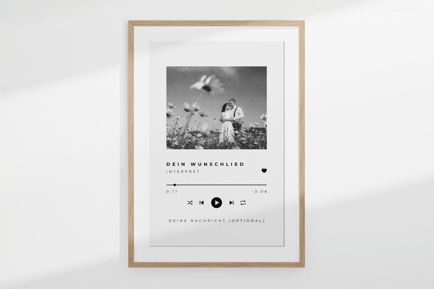 Personalisiertes Poster "OUR SONG"