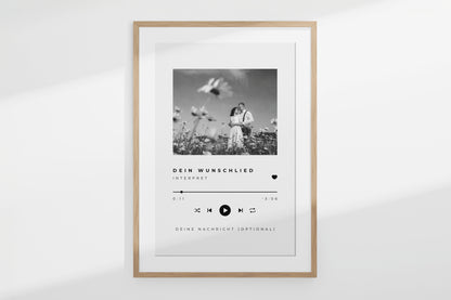 Personalisiertes Poster "OUR SONG"