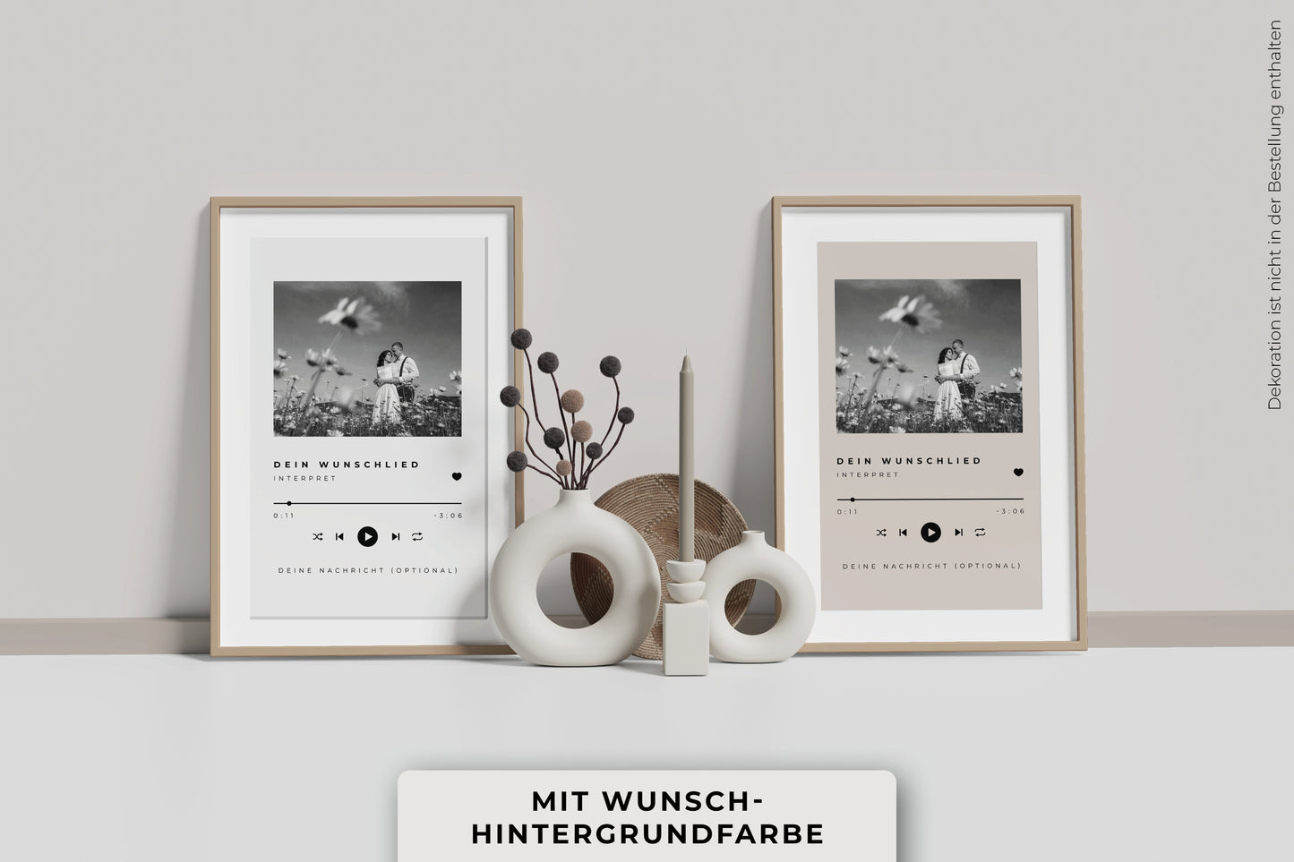 Personalisiertes Poster "OUR SONG"