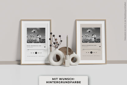 Personalisiertes Poster "OUR SONG"