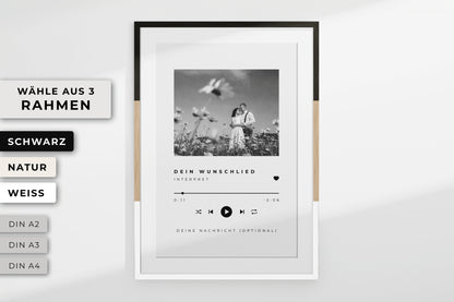 Personalisiertes Poster "OUR SONG"