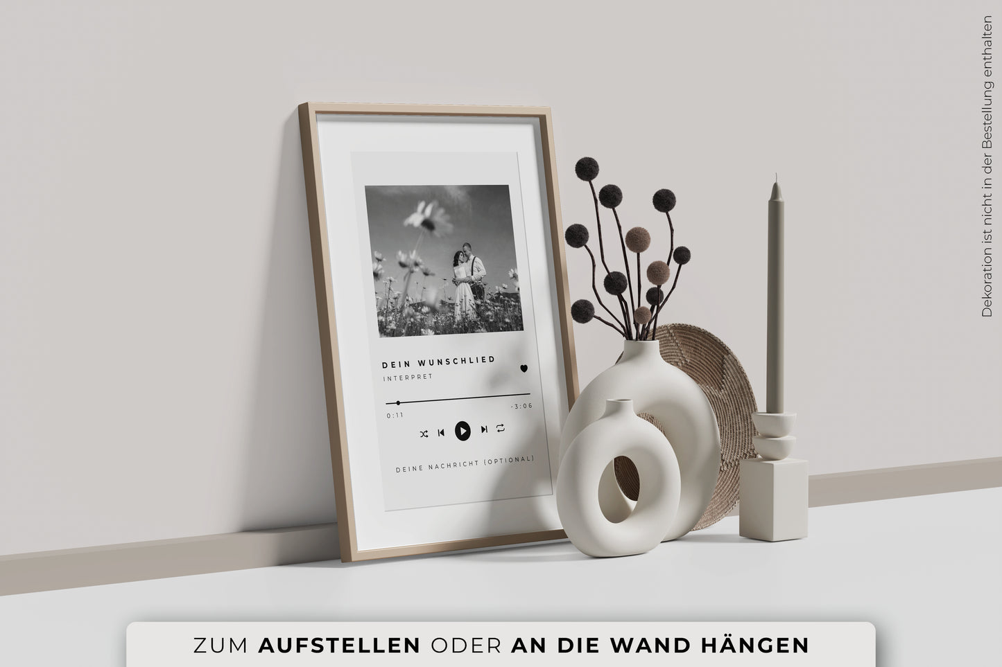 Personalisiertes Poster "OUR SONG"