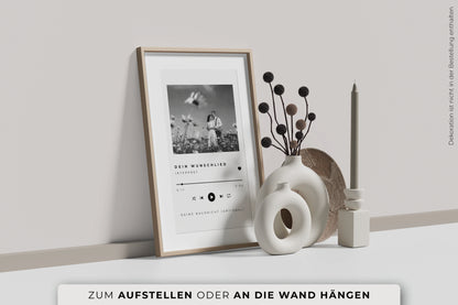 Personalisiertes Poster "OUR SONG"