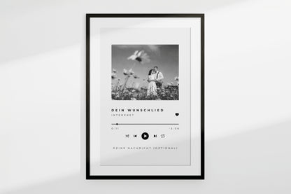 Personalisiertes Poster "OUR SONG"