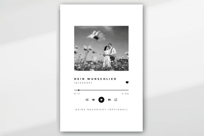 Personalisiertes Poster "OUR SONG"