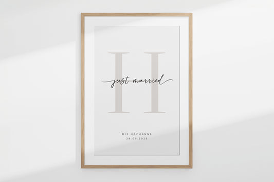 Personalisiertes Poster "ABC"