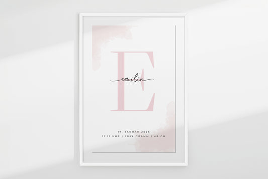 Personalisiertes Poster "BABY ABC"
