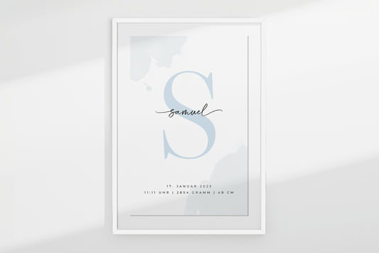 Personalisiertes Poster "BABY ABC"