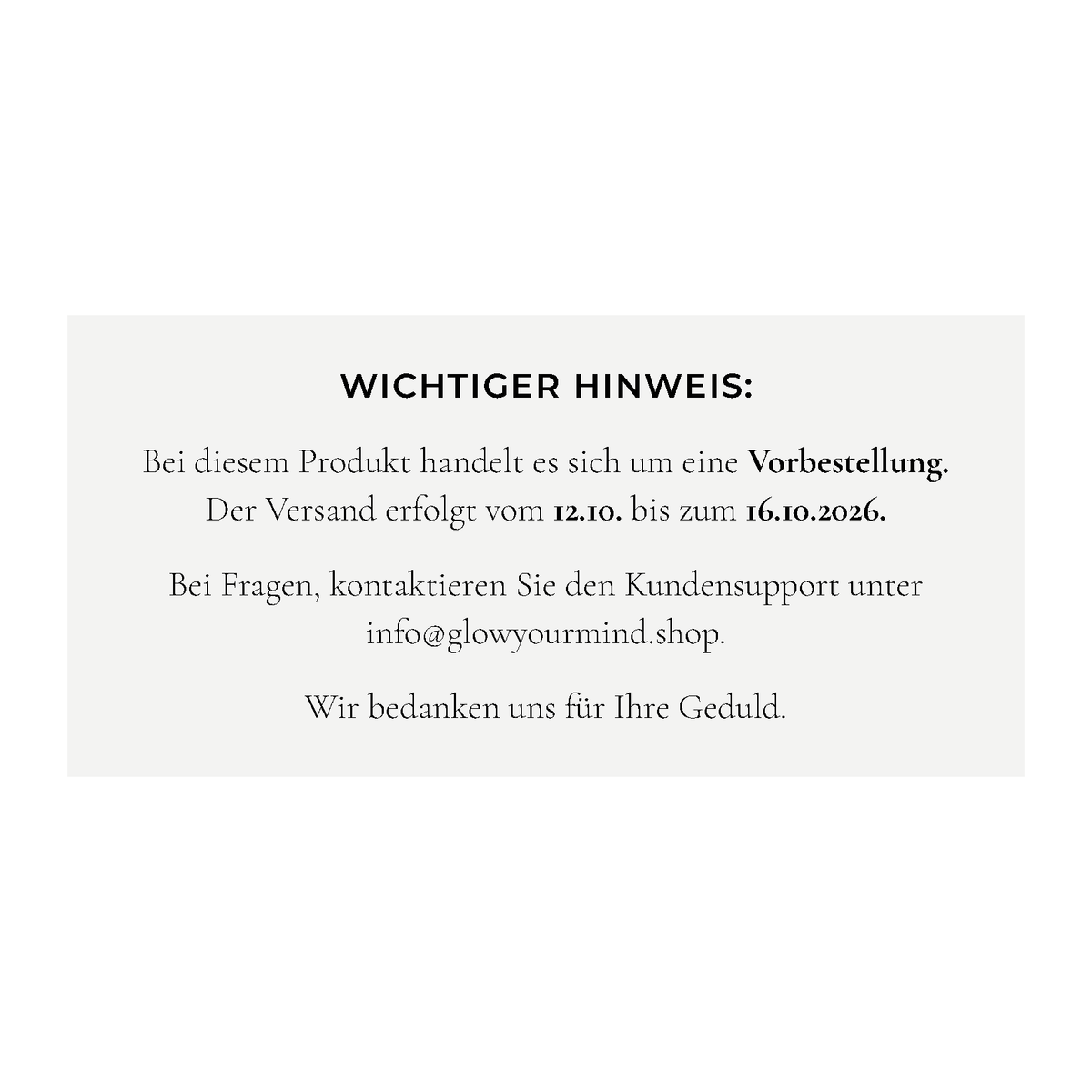 Geschenkbundle "GLOW YOUR MIND"