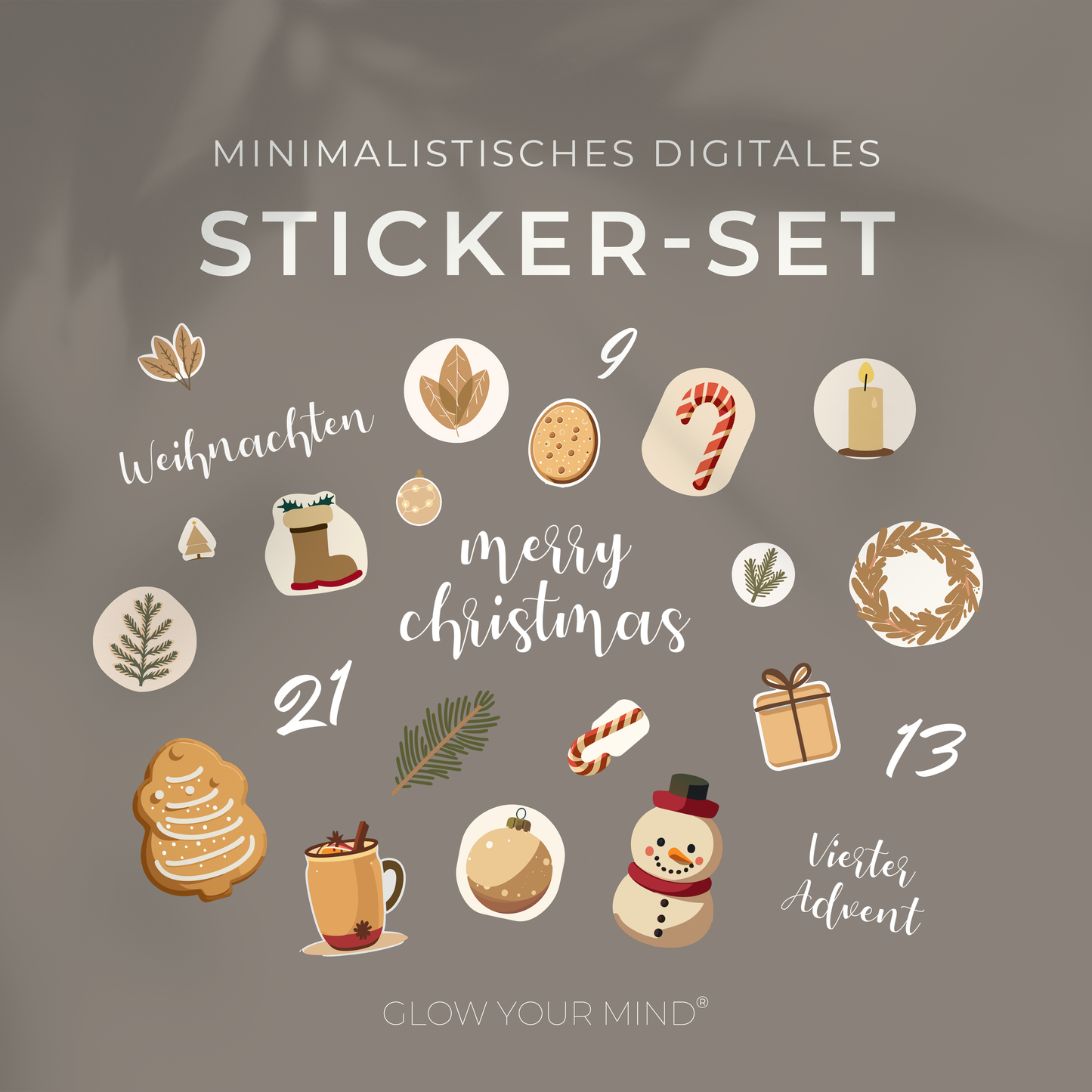 Christmas Sticker | Weihnachten Sticker-Set