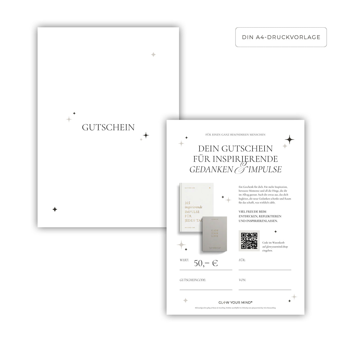 Gutschein "GLOW YOUR MIND"
