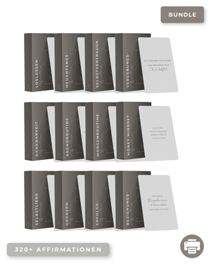 Affirmations-Karten zum Ausdrucken