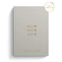 "GLOW YOUR LOVE – Was ich über Liebe, Dating und Beziehungen gelernt habe" Hardcover Buch
