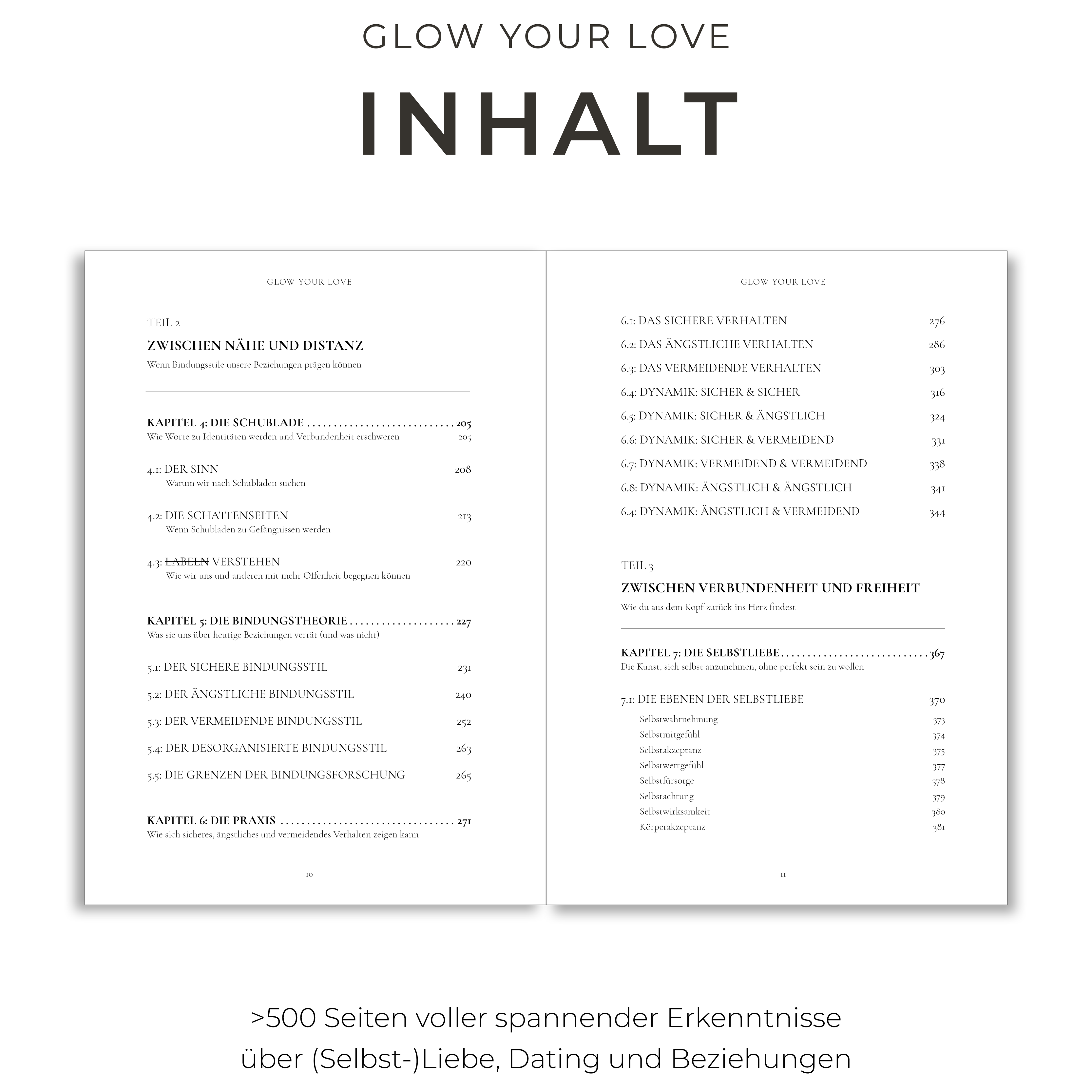 "GLOW YOUR LOVE – Was ich über Liebe, Dating und Beziehungen gelernt habe" Buch Vorbestellung (Versand im Februar ‘26)