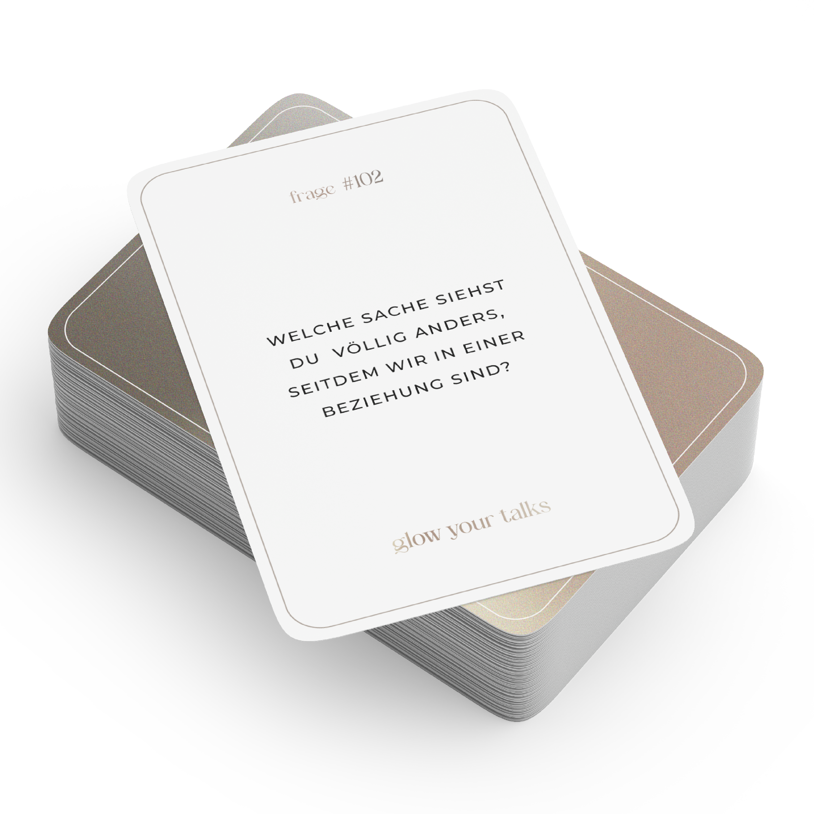 GLOW YOUR TALKS Gesprächskarten – Couple Edition