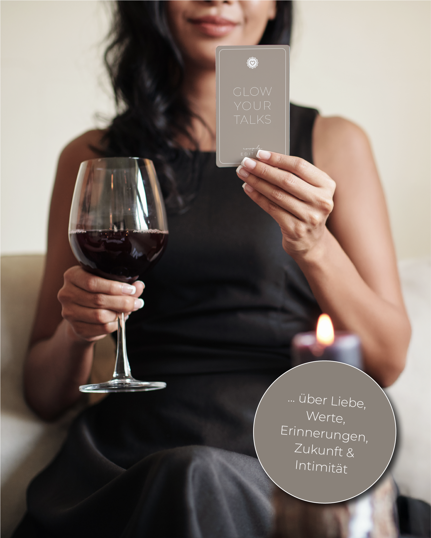 "GLOW YOUR TALKS – Couple Edition" Gesprächskarten für Paare (Vorbestellung)