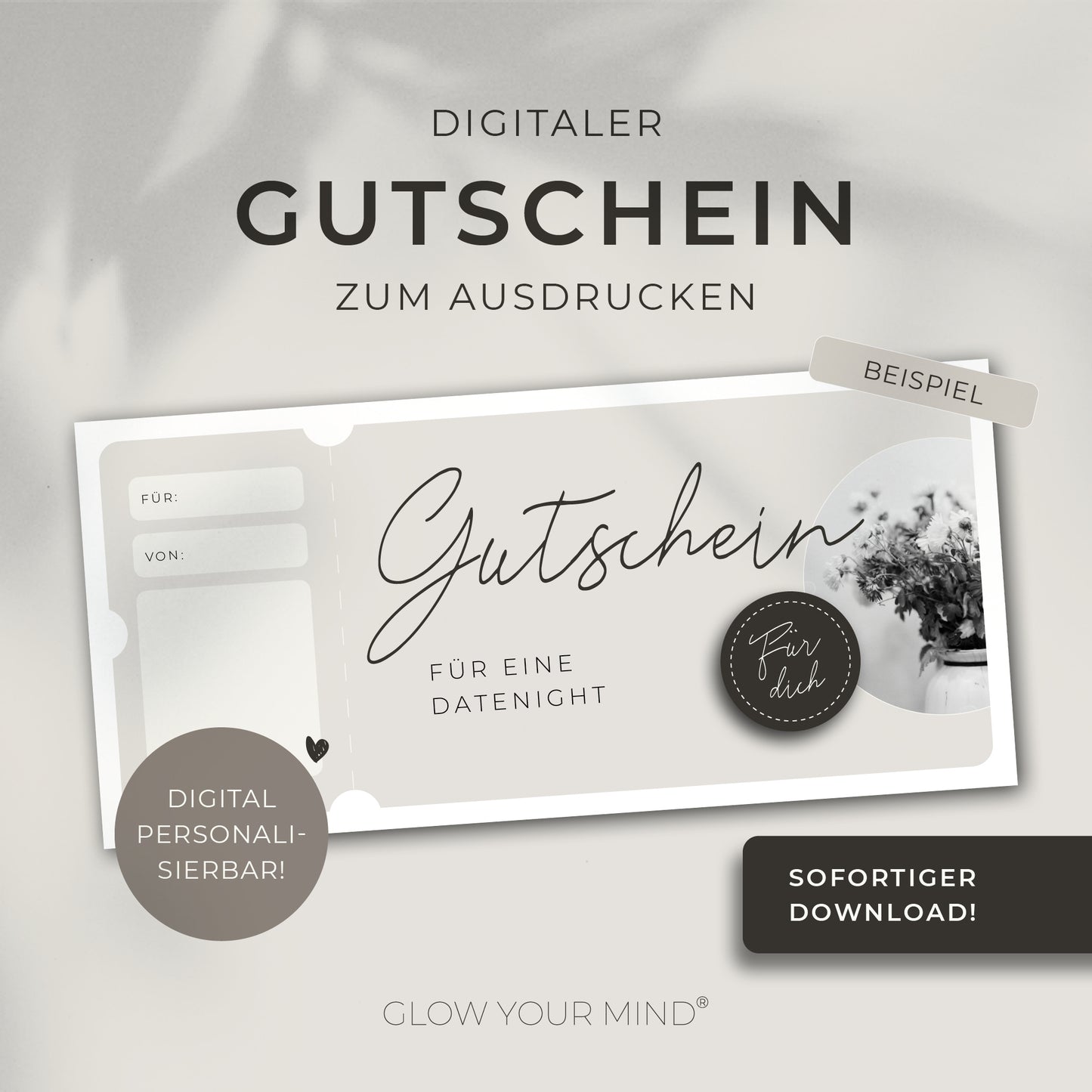 Geschenkgutschein zum Ausdrucken | Gutschein