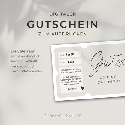 Geschenkgutschein zum Ausdrucken | Gutschein