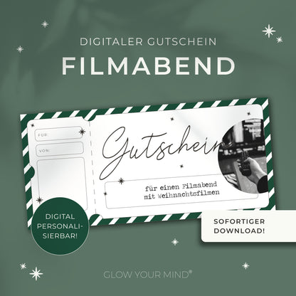 Weihnachtsgutschein zum Ausdrucken | Gutschein