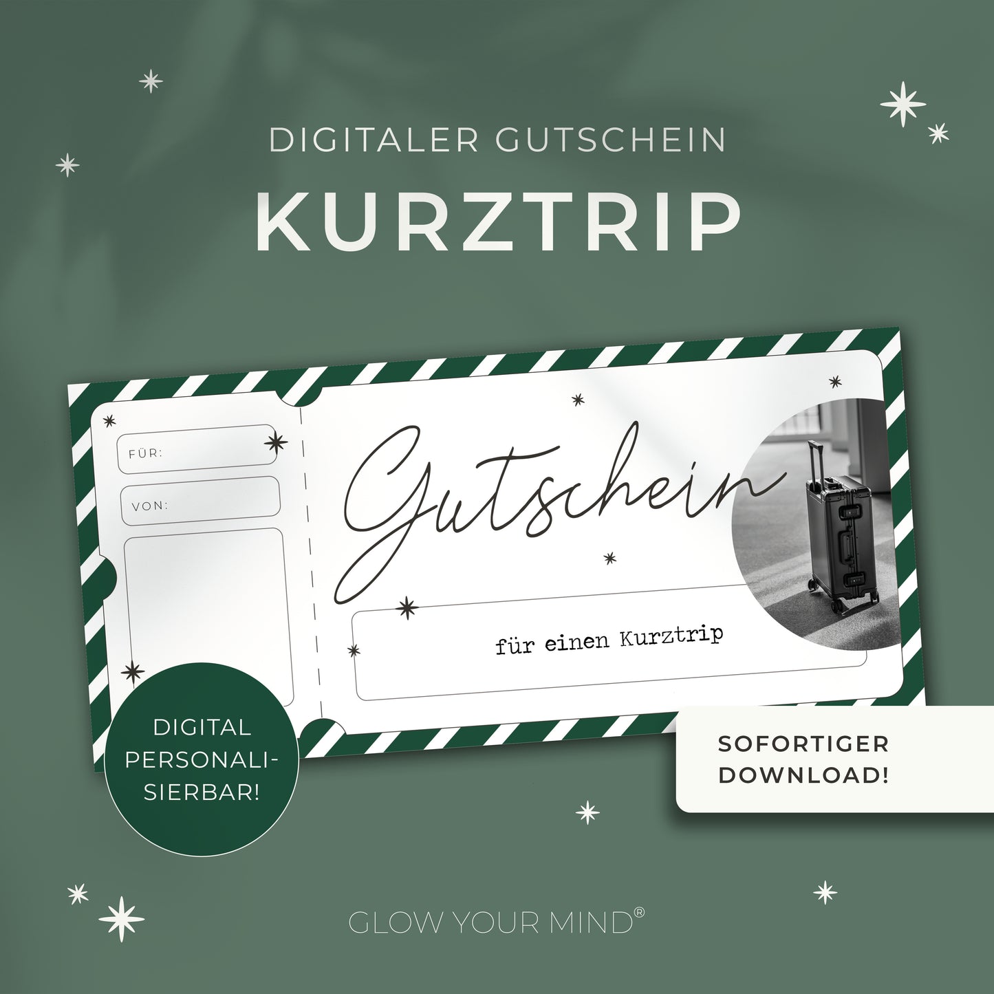 Weihnachtsgutschein zum Ausdrucken | Gutschein