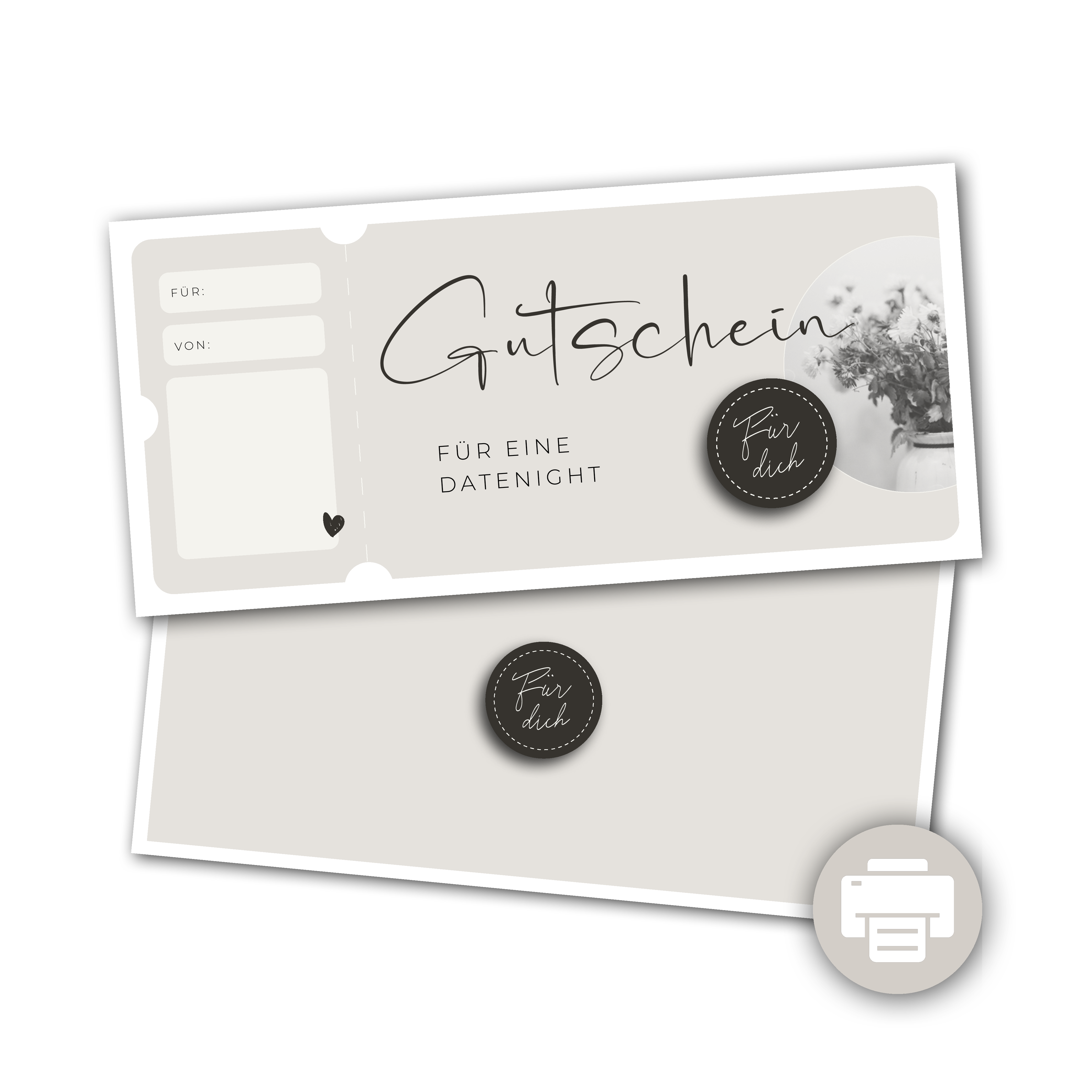 Gutscheinvorlage zum Ausdrucken