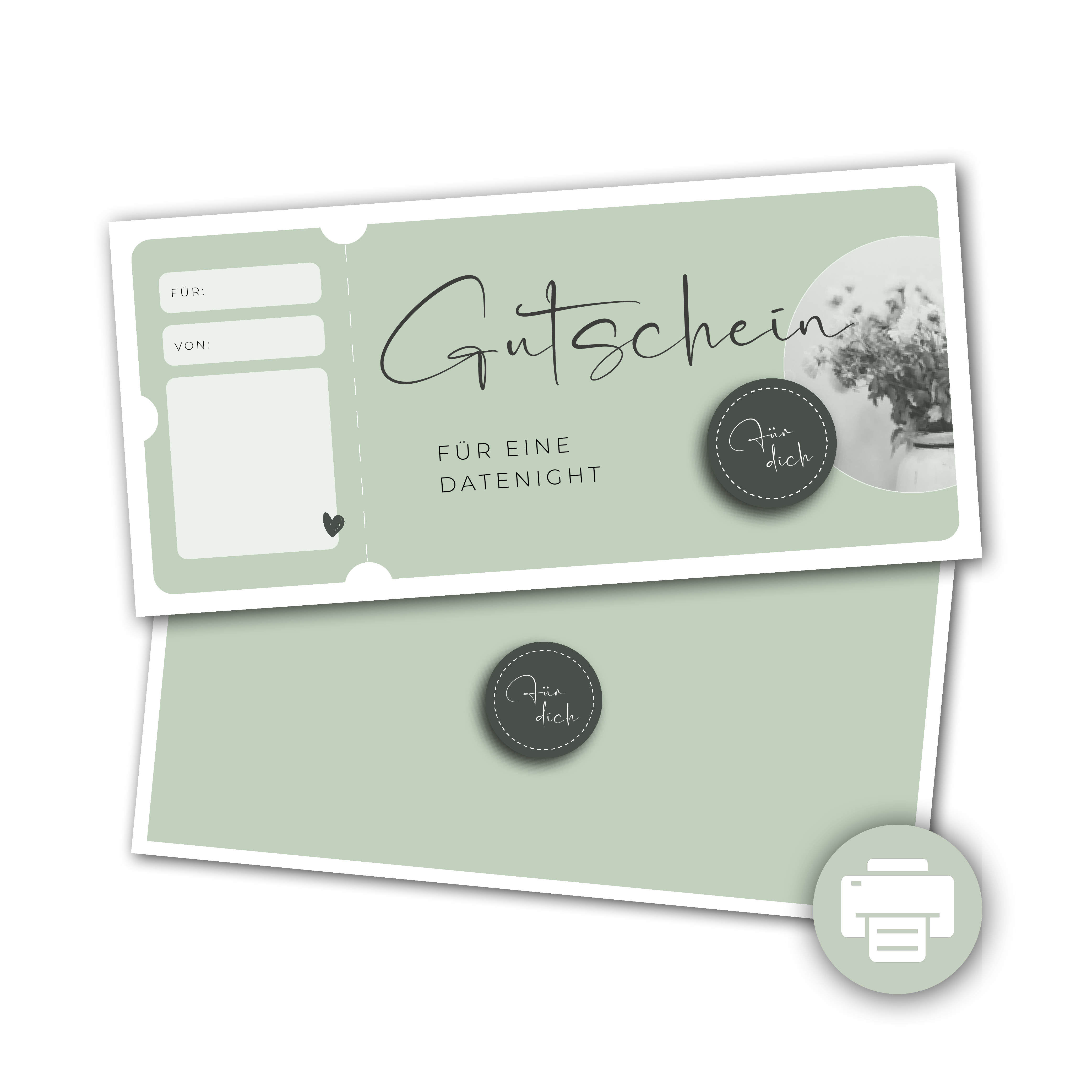 Gutscheinvorlage zum Ausdrucken