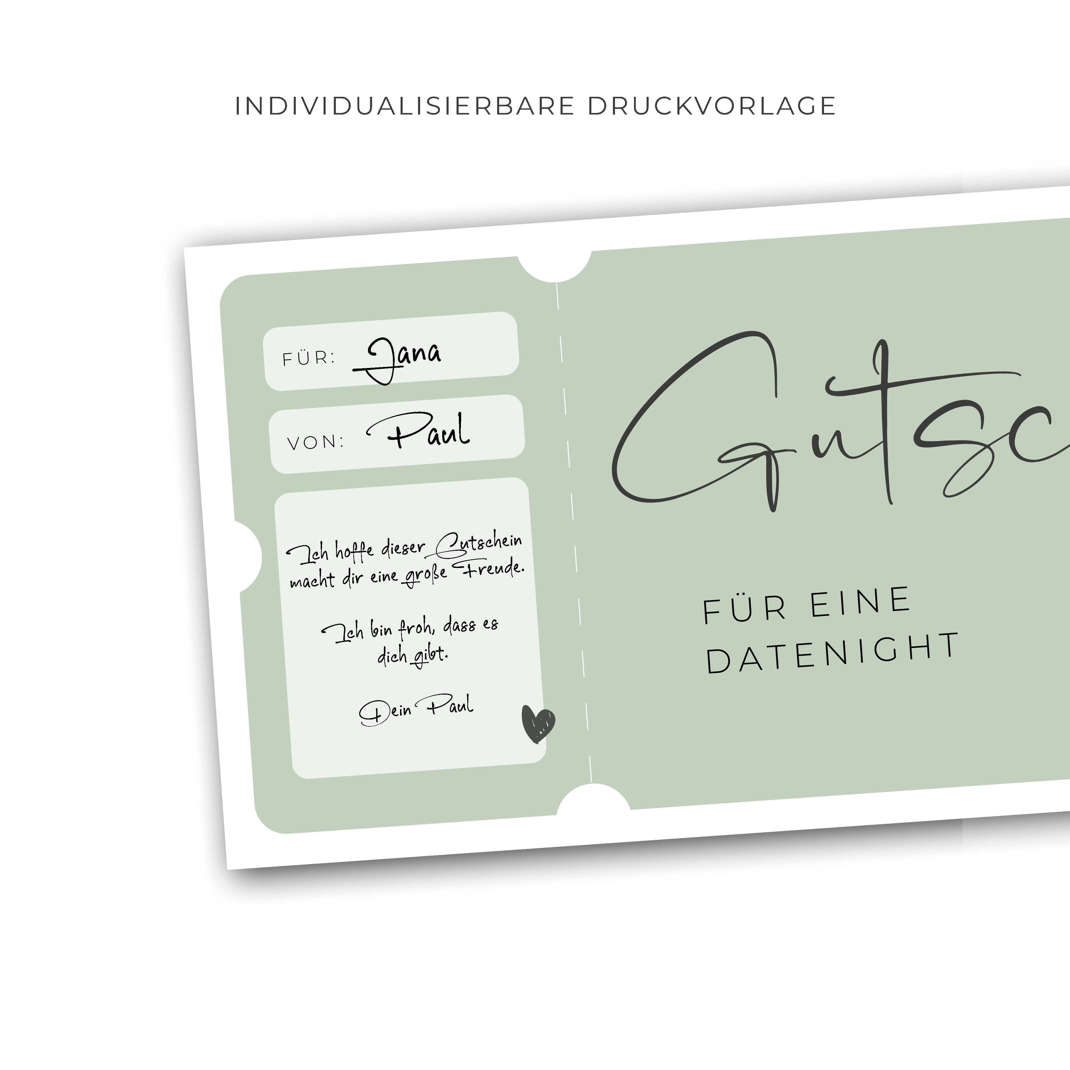 Gutscheinvorlage zum Ausdrucken