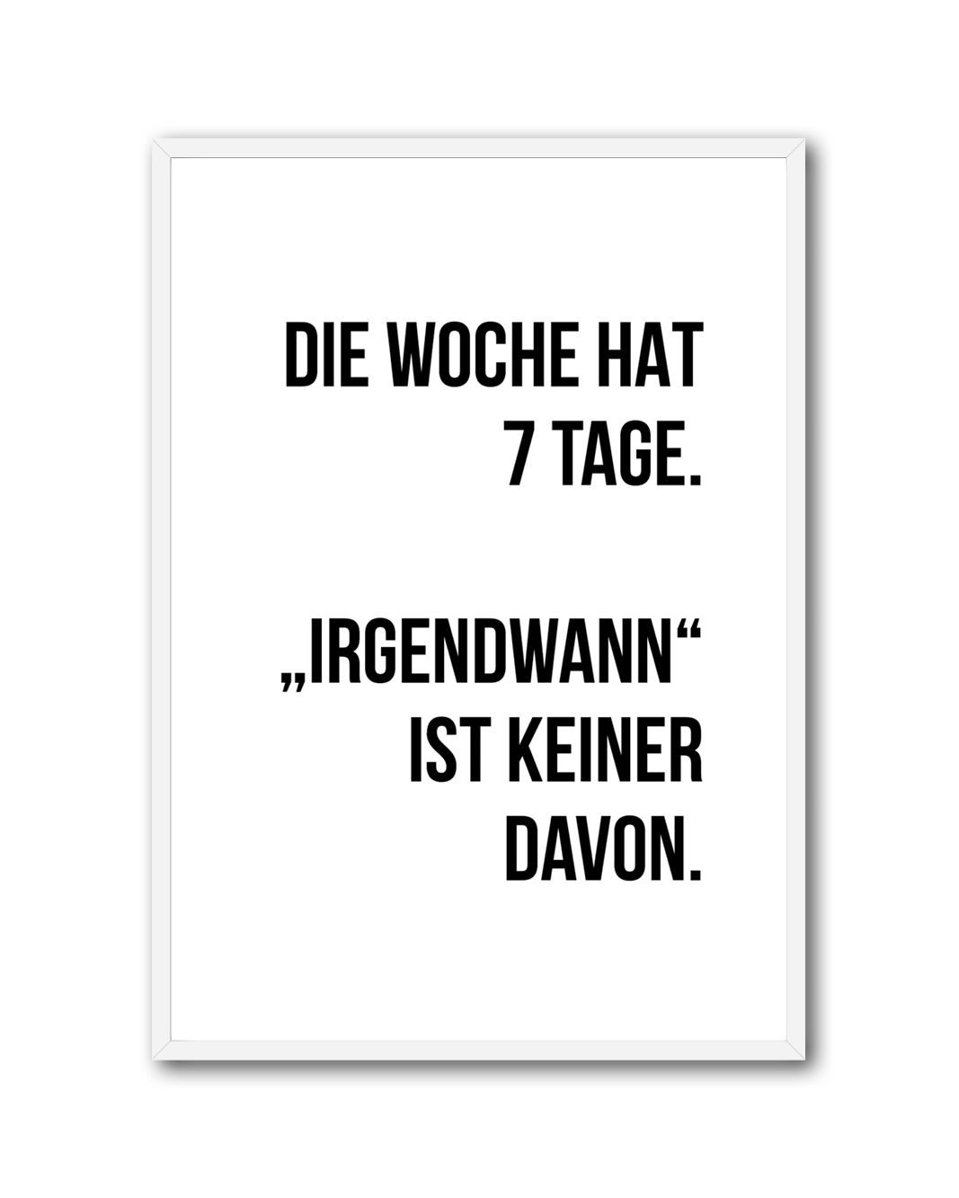 Poster "7 Tage"