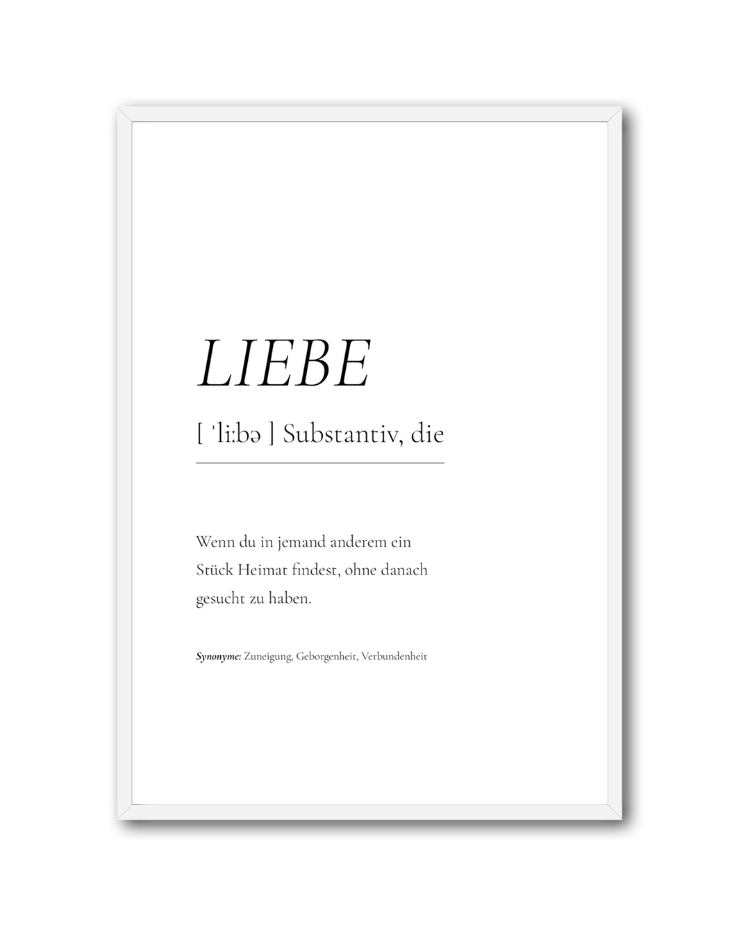 Poster "Liebe"