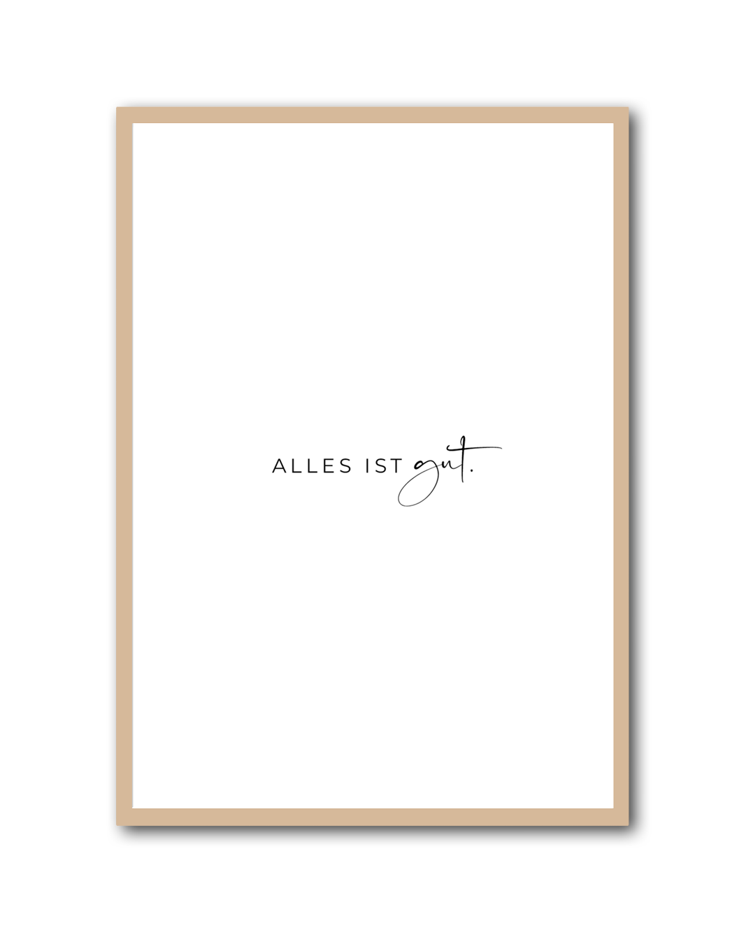 Poster "Alles ist gut."