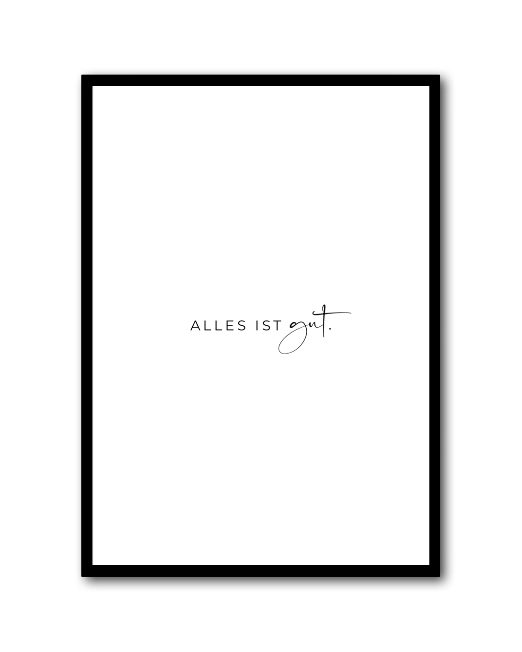 Poster "Alles ist gut."