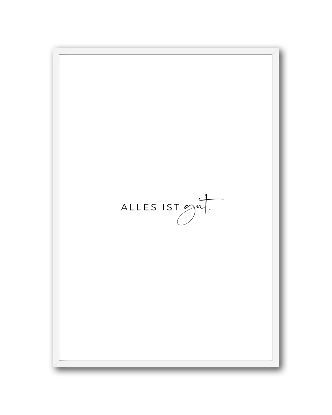 Poster "Alles ist gut."