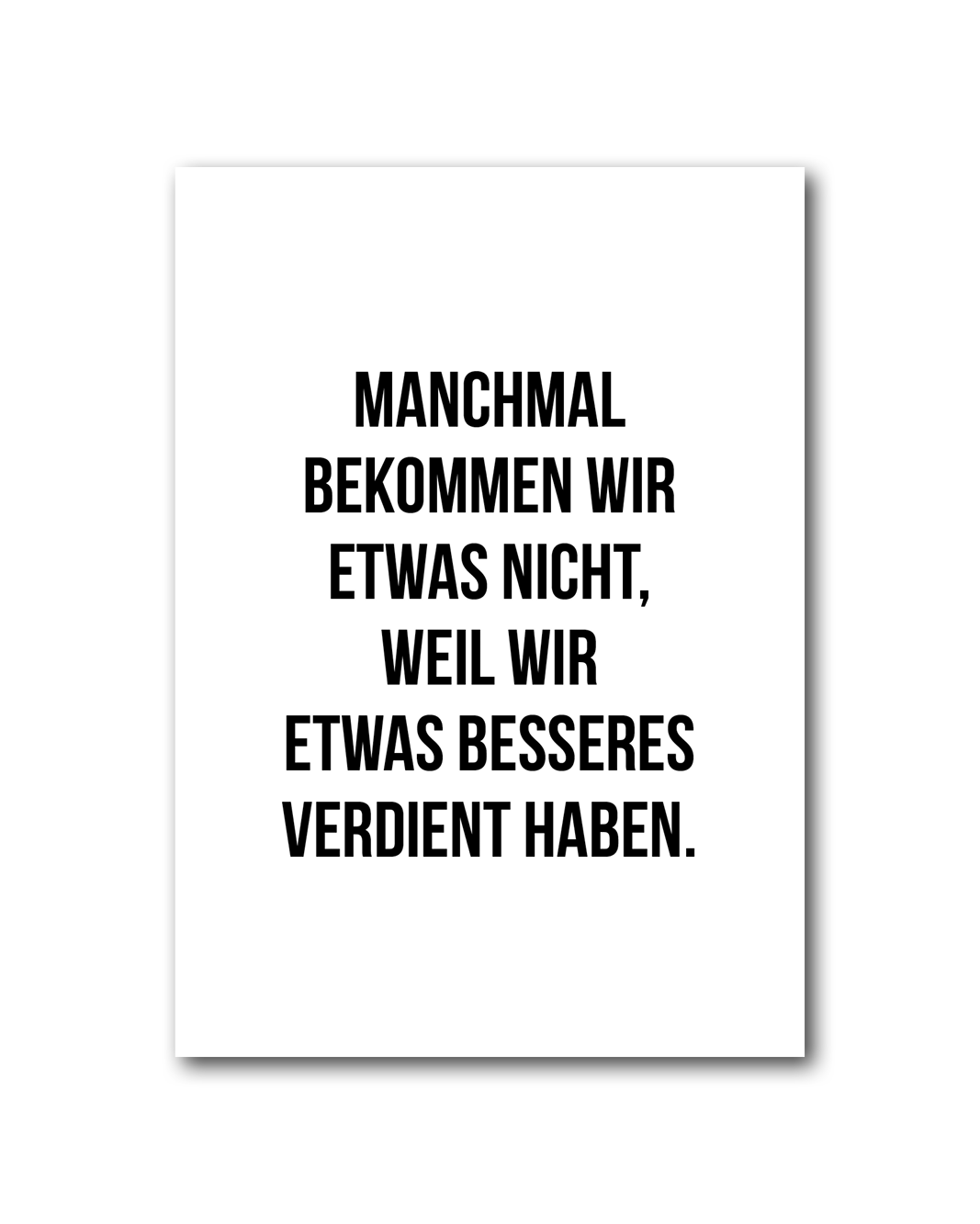 Poster "Etwas besseres"