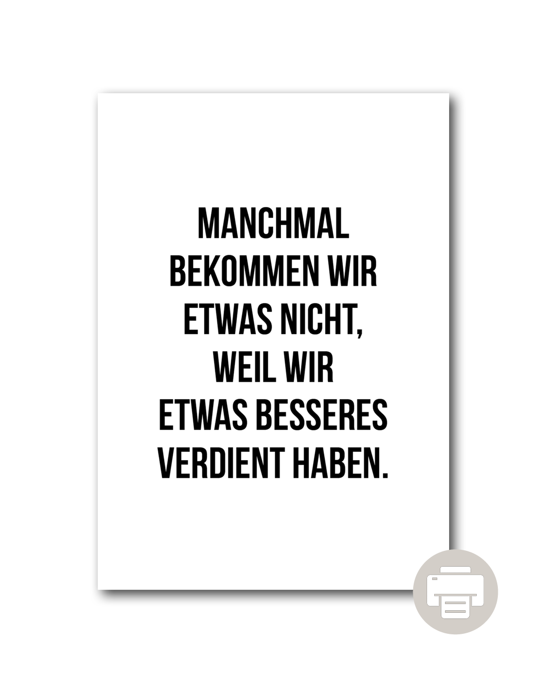 Poster "Etwas besseres"