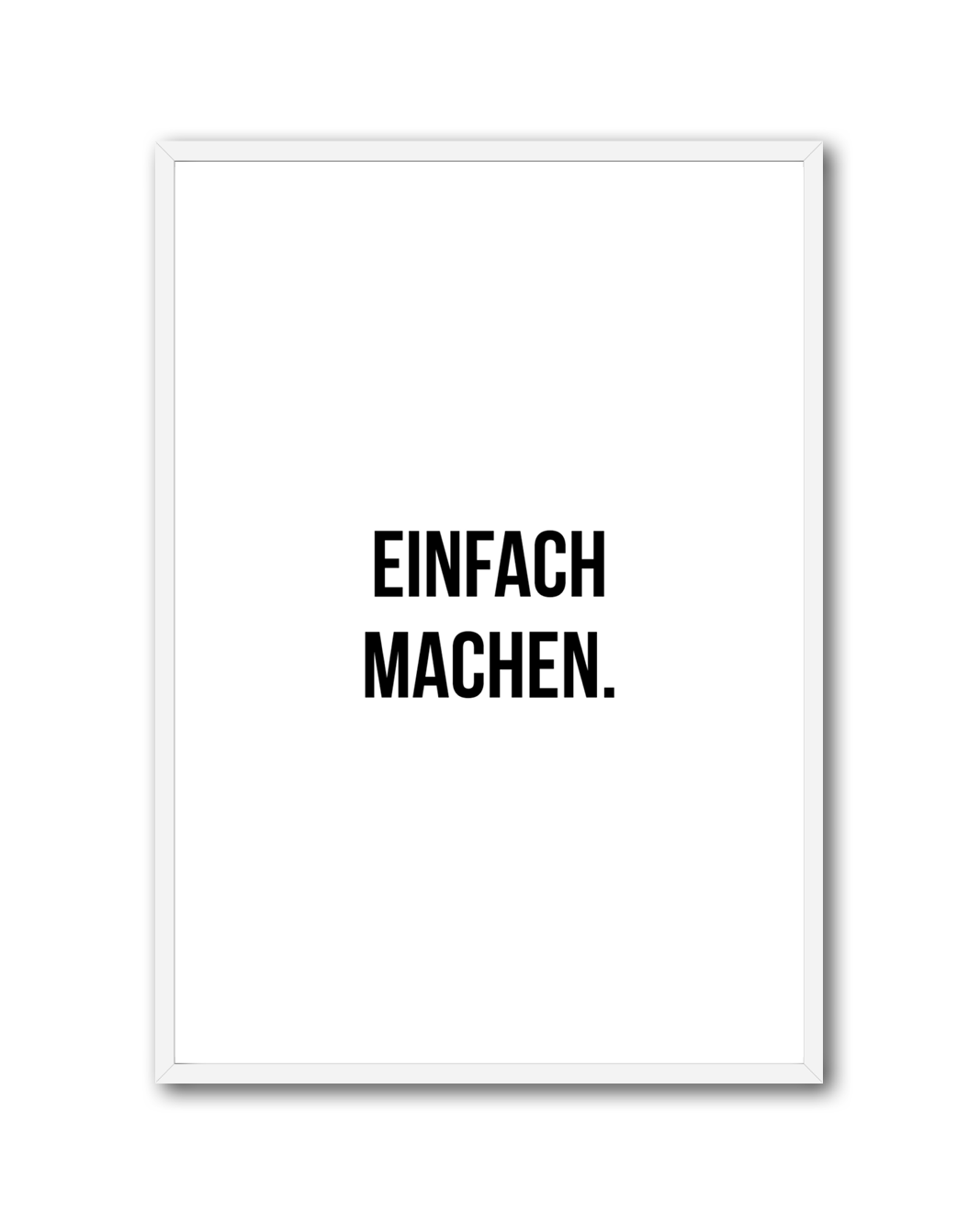 Poster "Einfach machen"
