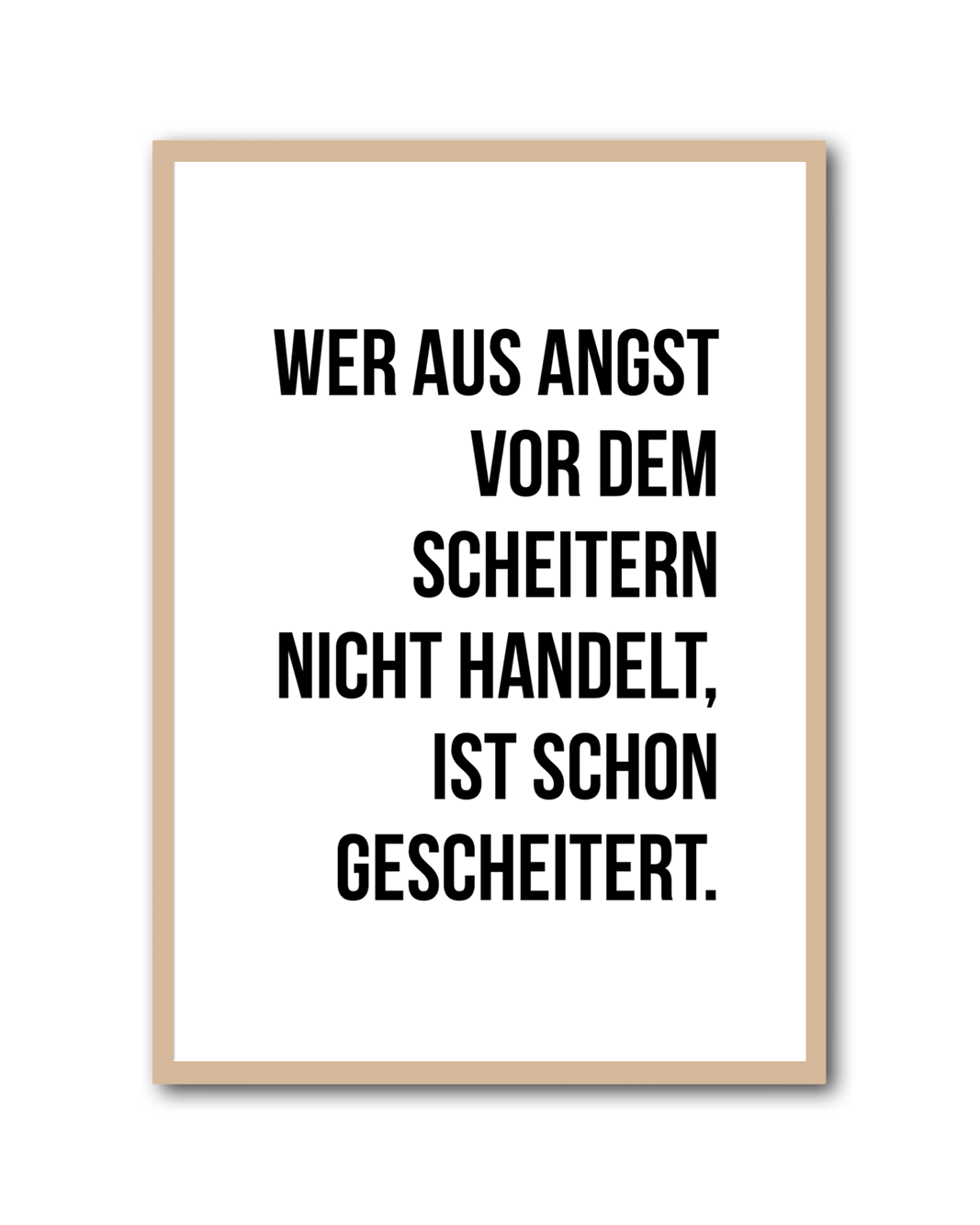Poster "Scheitern"