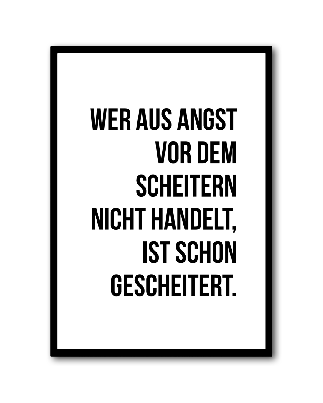 Poster "Scheitern"