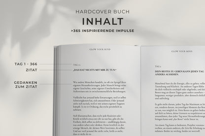 GLOW YOUR MIND – Das One-Chapter-A-Day-Buch