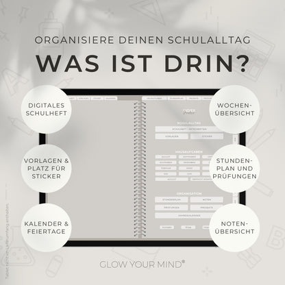Digitaler Schülerkalender | Schulplaner 2025/2026 für Tablets