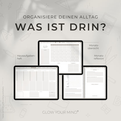 Digitaler Schülerkalender | Schulplaner 2025/2026 für Tablets