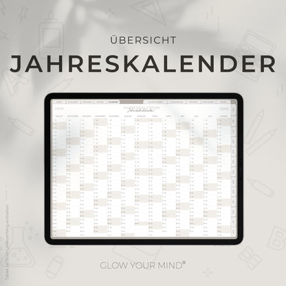 Digitaler Schülerkalender | Schulplaner 2025/2026 für Tablets