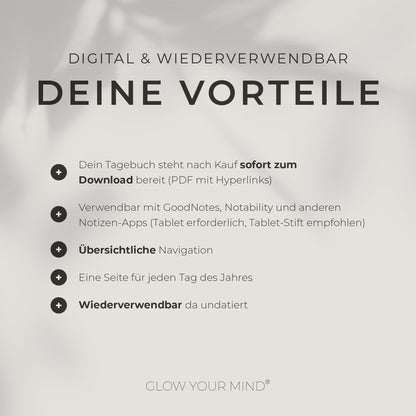 Digitales Tagebuch FREITEXT für Tablets [ undatiert ]