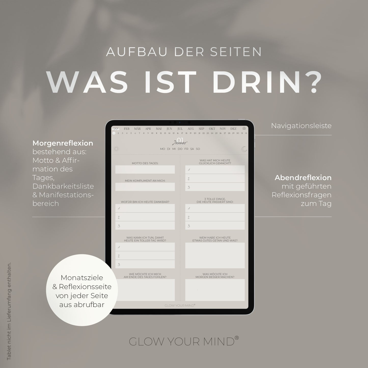 Digitales Tagebuch für Tablets [ undatiert ]